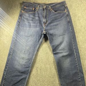 Levi's Men's Straight Jeans in Mid Blue Wash